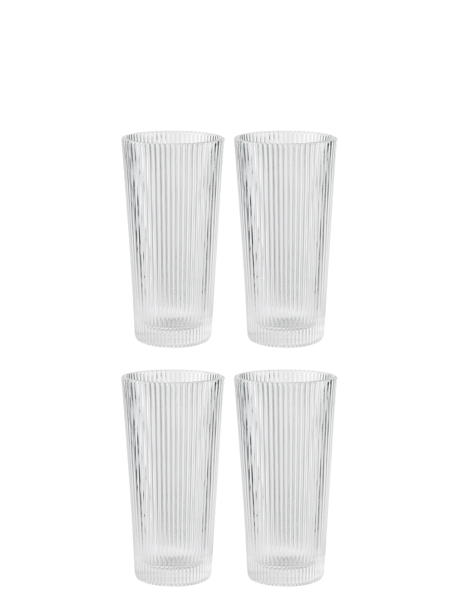 Stelton - Pilastro long drink glass 10.1 oz 4 Pcs