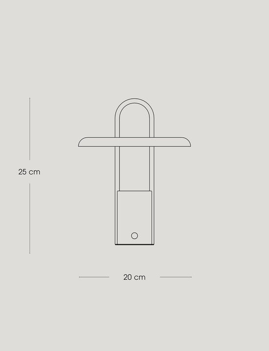 STELTON PIER tragbare LED Tischleuchte STELTON PIER tragbare LED Tischleuchte